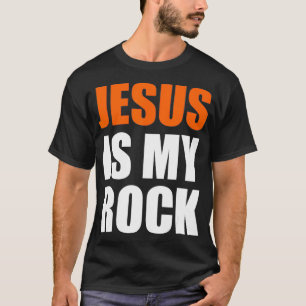 Camiseta Jesus Mais Cristão É Minha Pedra Cristã Faith Salv