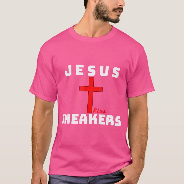 Camiseta Jesus Mais tênis (Frente)