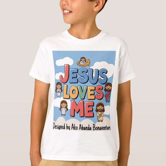 Camiseta Jesus me ama (Frente)