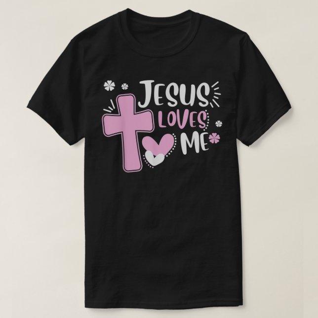 Camiseta Jesus Me Ama A Família O do Dia da Cruz Cristã (Frente do Design)