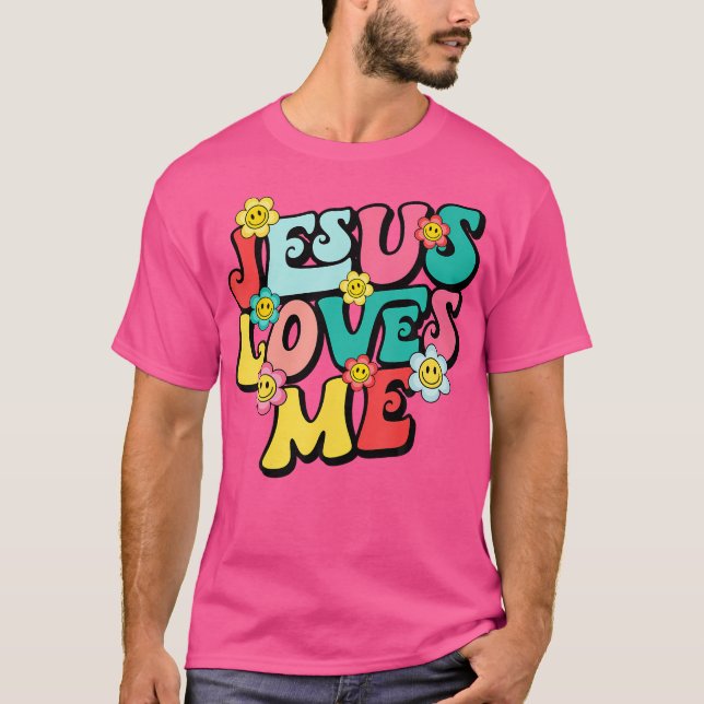 Camiseta Jesus me ama ao estilo da vegetação (Frente)
