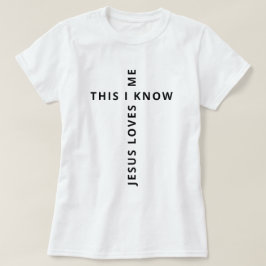 Camiseta Jesus me ama branco