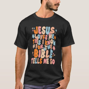 Camiseta Jesus Me Ama Isso Eu Sei Faith Christian Happy E