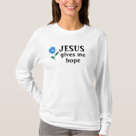 Camiseta Jesus me dá esperança