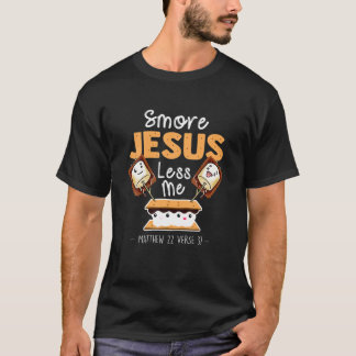 Camiseta Jesus Menos Mim Cristão Acampando Amor