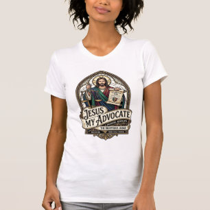 Camiseta Jesus Meu Advogado Jesus Advogado no Tribunal de C