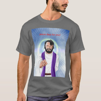 Camiseta "Jesus morreu para você" darkt-camisa