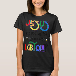 Camiseta Jesus Morreu Por Mim Também Tão Bonita Páscoa Lgbt