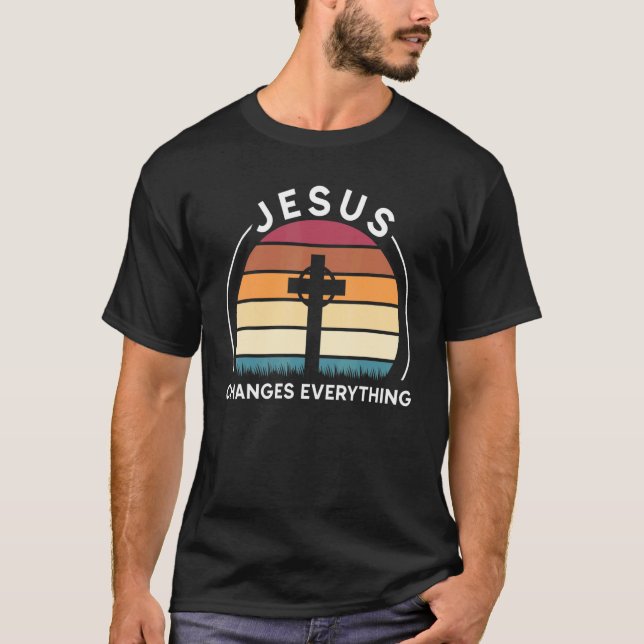 Camiseta Jesus Muda Tudo Jesus (Frente)