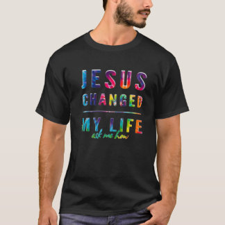 Camiseta Jesus Mudou Minha Vida De Fé Cristã