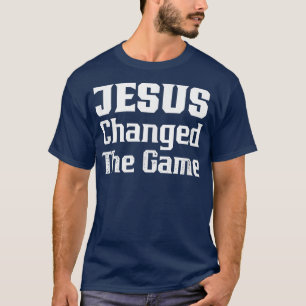 CAMISETA JESUS MUDOU O DESIGN CHRISTIAN T-T DO JOGO