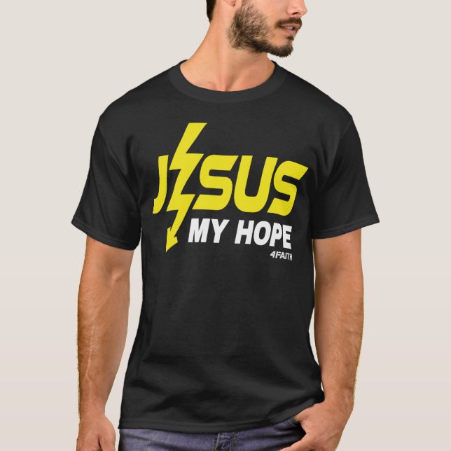 Camiseta Jesus my Hope, Christian Faith (Frente)