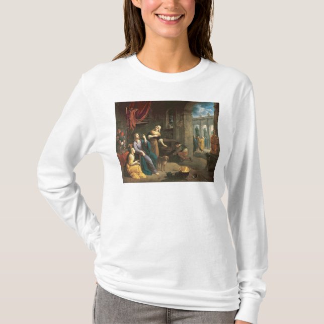Camiseta Jesus na casa de Martha e de Mary (Frente)
