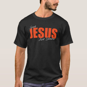 Camiseta Jesus não drama Cristo do Orgulho Cristão Privil