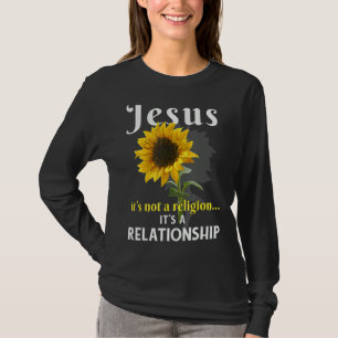 Camiseta Jesus Não é uma religião É uma relação Sunf