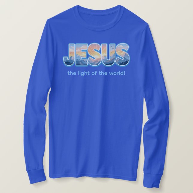 Camiseta Jesus Nascer do Sol (Frente do Design)