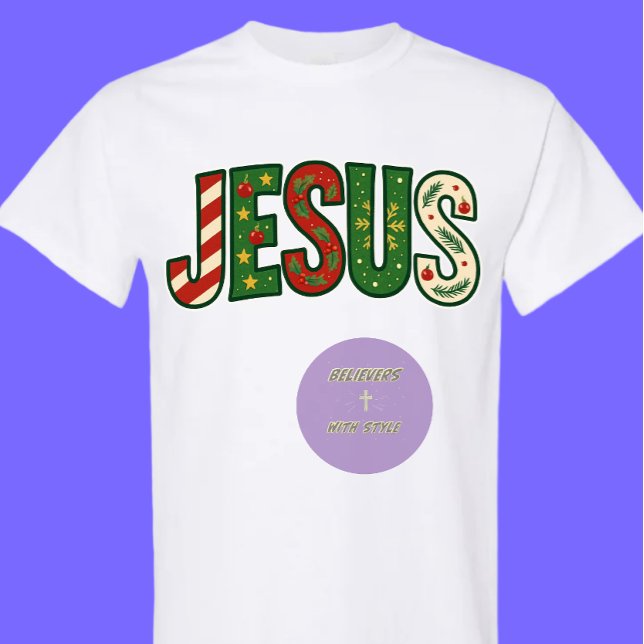 Camiseta JESUS - Natal - Cristão (Criador carregado)