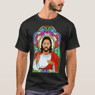 Camiseta Jesus Negro Cristo Nosso Senhor e Salvador Louvem