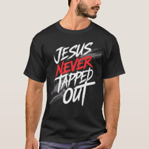 Camiseta Jesus Nunca Desistiu Lutador Cristão Fé