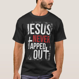 Camiseta Jesus Nunca Tapou Fé Luta Cristã C