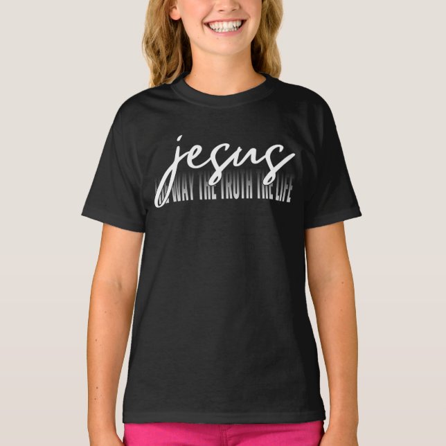 Camiseta Jesus O Caminho A Verdade A Vida (Frente)