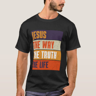 Camiseta Jesus O Caminho Da Verdade A Bíblia Religiosa Vers