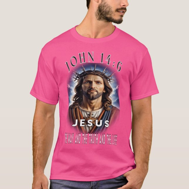 Camiseta Jesus O Caminho E A Verdade E A Vida (Frente)