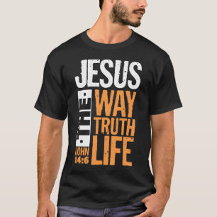 Camiseta Jesus O Caminho Verdade Vida João 146 Jesus Cristã