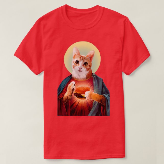 Camiseta Jesus O Gato (Frente do Design)