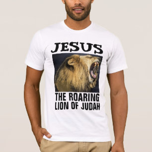 CAMISETA JESUS O LÍON ROARING DE JUDAH, T-SHIRTS