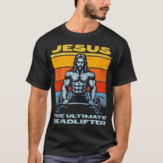 Camiseta Jesus, o Morto mais novo levanta-se, chata, lor cr (Frente)
