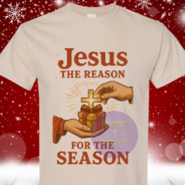 Camiseta Jesus, o motivo da temporada - Natal