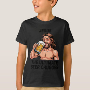 Camiseta Jesus O Ultimo a Beber Cerveja _ Cristão Engraçado