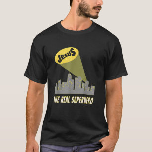 Camiseta Jesus, o Verdadeiro Sinal de Bat Super Herói