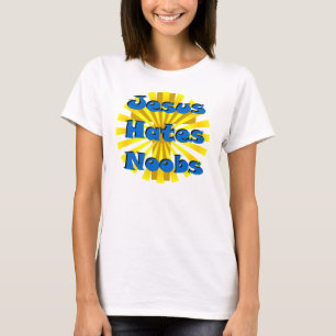 Camiseta Jesus Odeia Noobs