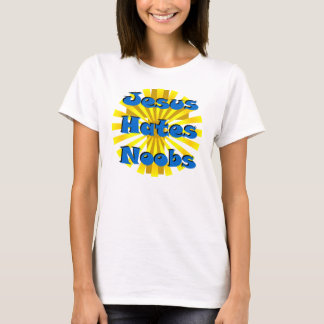 Camiseta Jesus Odeia Noobs