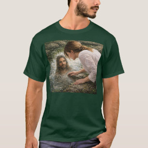 Camiseta Jesus olhando para trás