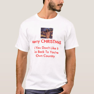 Camiseta jesus_on_cross_crucifixion-full, feliz CHRISTMA…