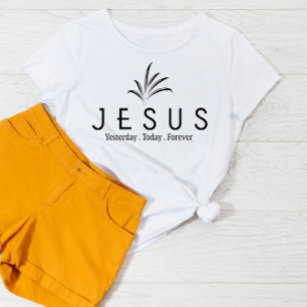 Camiseta JESUS ontem, hoje e para sempre