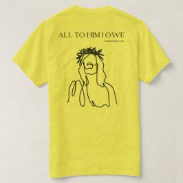 Camiseta Jesus Pagou Tudo, Impressão preto