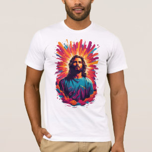 Camiseta Jesus Páscoa moderno.