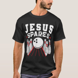 Camiseta Jesus Pede Boliches Cristãs Engraçadas