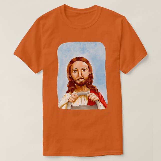 Camiseta Jesus Pega A Roda 3 (Frente do Design)