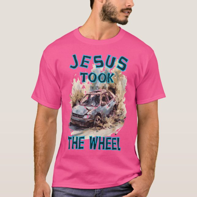 Camiseta Jesus Pegou A Roda (Frente)