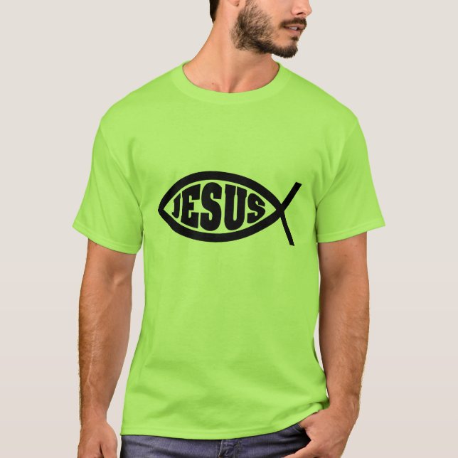 Camiseta Jesus peixe (Frente)