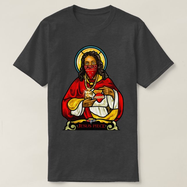 Camiseta Jesus Piece O Jogo Gangsta Jesus (Frente do Design)