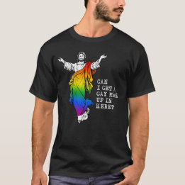 Camiseta Jesus: Posso pegar um gay aqui?
