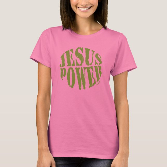 Camiseta Jesus Power T Shirt (Frente)