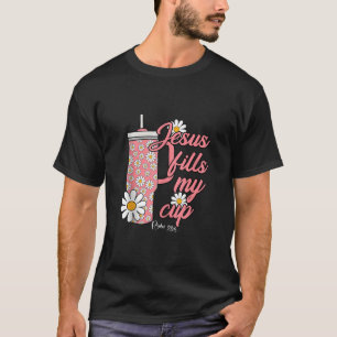 Camiseta Jesus Preenche As Minhas Flores Daisy Copas Planta