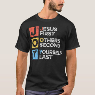 Camiseta Jesus Primeiro Outro Próprio Próprio Senhor Último